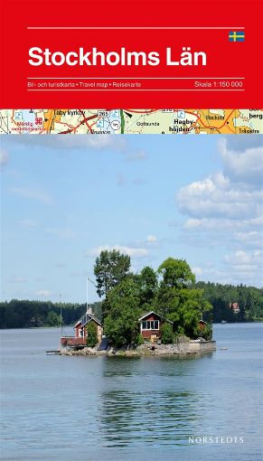 Bild på Stockholms län karta : 1:150000