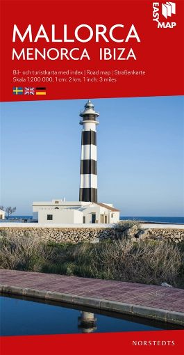 Bild på Mallorca Menorca Ibiza EasyMap : Skala 1:200.000