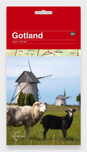 Bild på Gotland karta 1:100 000 Kartförlaget