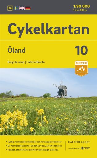 Bild på Cykelkartan Blad 10 Öland 2023-2025