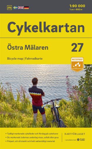 Bild på Cykelkartan Blad 27 Östra Mälaren 2023-2025