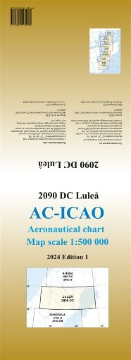Bild på ACICAO 2090DC Luleå 2024 : Skala 1:500 000