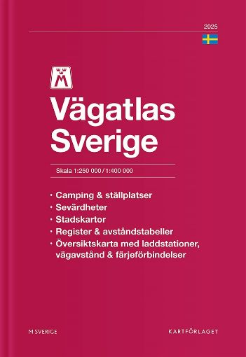 Bild på M Vägatlas Europa Skala 1:800 000